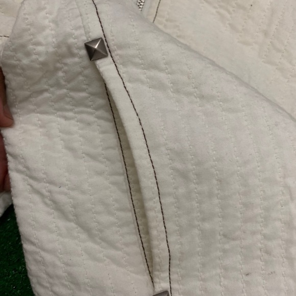 ⚪️Quilted Jacket with leather Accents (Sz XL) - Picture 4 of 6